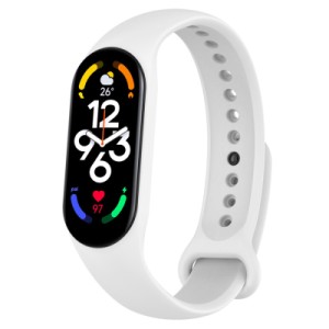Ремешок для фитнес браслета BeCover Silicone для Xiaomi Mi Smart Band 7 White (707486)