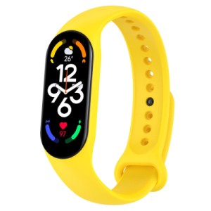 Ремешок для фитнес браслета BeCover Silicone для Xiaomi Mi Smart Band 7 Yellow (707487)