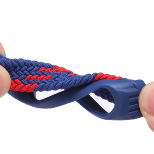 Ремешок для фитнес браслета BeCover Elastic Nylon Style для Xiaomi Mi Smart Band 5/6 (Size S) Red-White (706137)