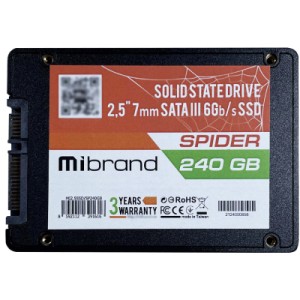 Накопитель SSD 2.5" 240GB Mibrand (MI2.5SSD/SP240GBST)