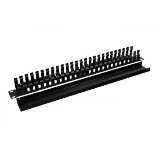 Кабельный организатор 19" 1U перфорированный, 60мм Kingda (KD-CM-11)