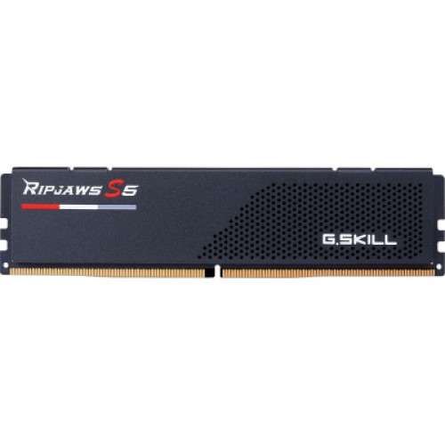 Модуль памяти для компьютера DDR5 32GB (2x16GB) 6400 MHz Ripjaws S5 Black G.Skill (F5-6400J3239G16GX2-RS5K)