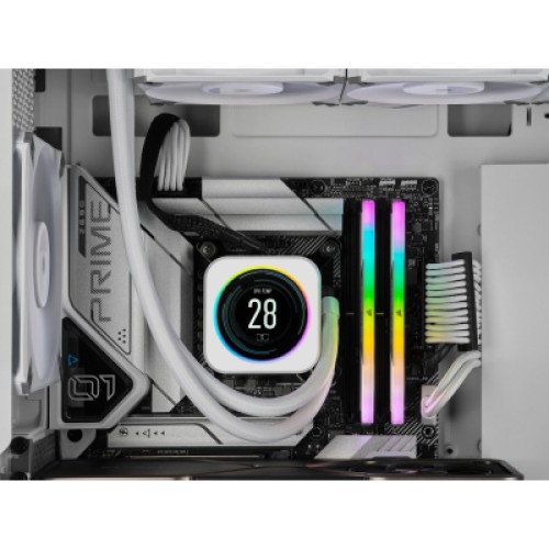 Модуль памяти для компьютера DDR5 32GB (2x16GB) 6000 MHz Vengeance RGB White Corsair (CMH32GX5M2B6000C40W) Модуль памяти для компьютера DDR5 32GB (2x16GB) 6000 MHz Vengeance RGB White Corsair (CMH32GX5M2B6000C40W)