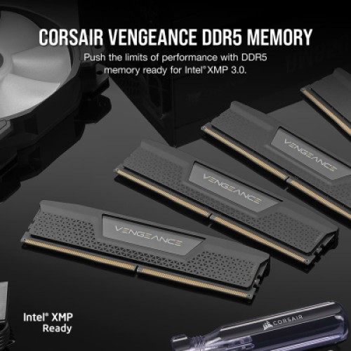 Модуль памяти для компьютера DDR5 32GB (2x16GB) 6400 MHz Vengeance Corsair (CMK32GX5M2B6400C32)