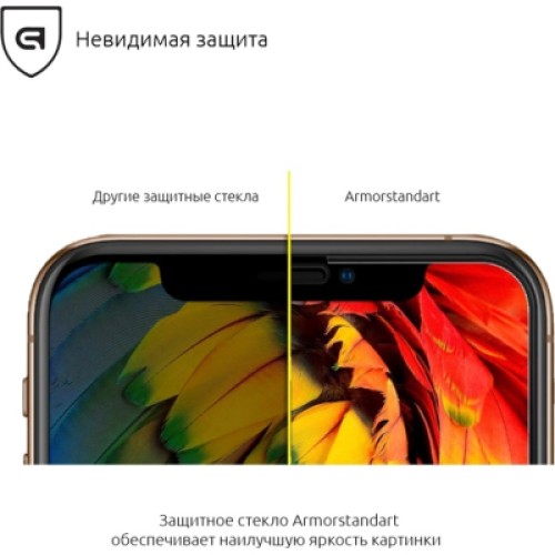 Стекло защитное Armorstandart Full Glue Xiaomi Redmi Go Black (ARM54320-GFG-BK)