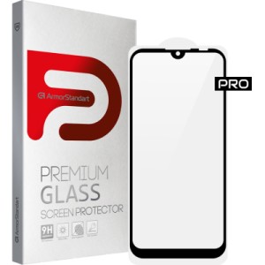 Стекло защитное Armorstandart Pro Motorola E6i Black (ARM59409)