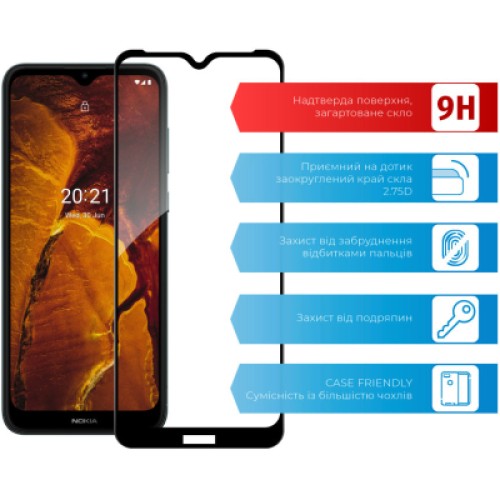 Стекло защитное ACCLAB Full Glue Nokia C30 4G (1283126528798)