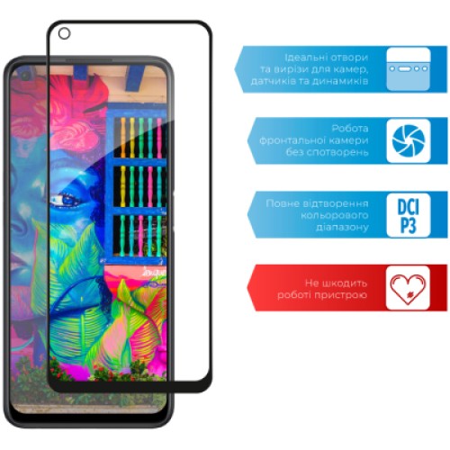 Стекло защитное ACCLAB Full Glue Oppo A96 (1283126522147)