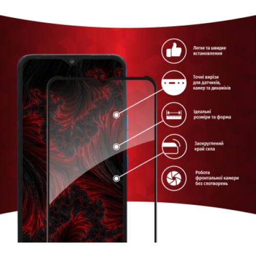Стекло защитное Intaleo Full Glue Tecno Pop 5 LTE (1283126535376)