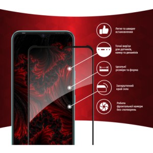 Стекло защитное Intaleo Full Glue Tecno Spark 8 (1283126533099)
