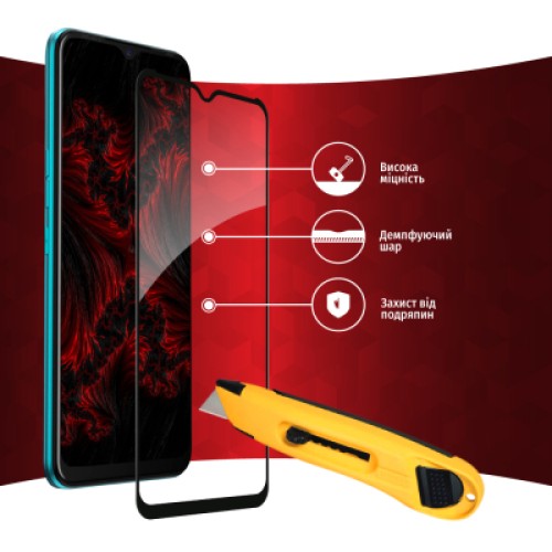 Стекло защитное Intaleo Full Glue Tecno Spark 8 (1283126533099)