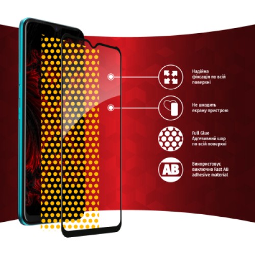Стекло защитное Intaleo Full Glue Tecno Spark 8 (1283126533099)