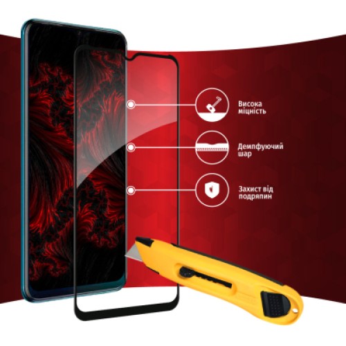 Стекло защитное Intaleo Full Glue Tecno Spark 8T (1283126542275)