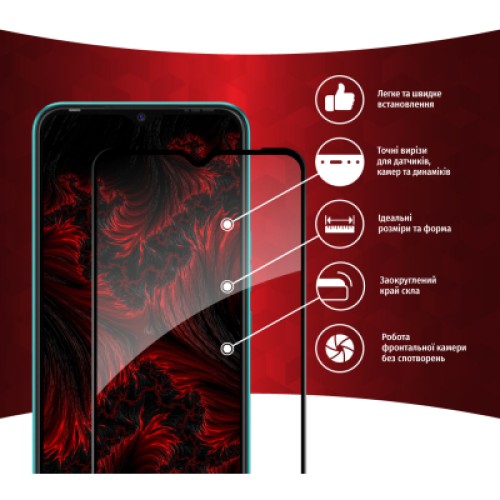 Стекло защитное Intaleo Full Glue Tecno Spark Go 2022 (1283126542329)