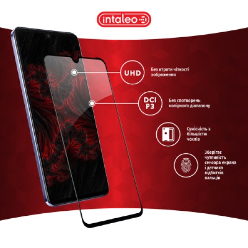 Стекло защитное Intaleo Full Glue Vivo V21 (1283126528484)