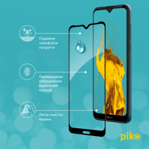 Стекло защитное Piko Full Glue Nokia C30 4G (1283126528835)