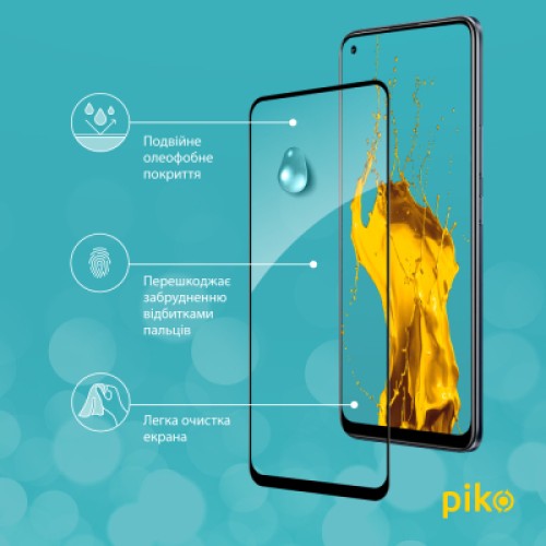 Стекло защитное Piko Full Glue Realme 8 (1283126523281)