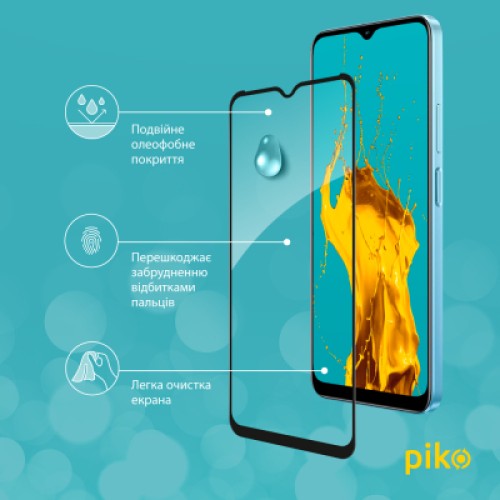 Стекло защитное Piko Full Glue Realme C30S (1283126551925)