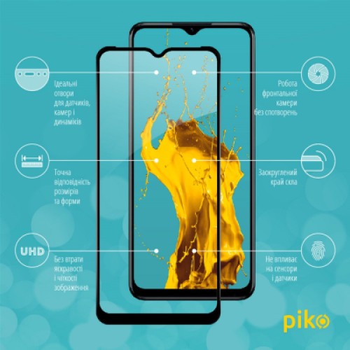 Стекло защитное Piko Full Glue RealMe C35 (1283126531323)