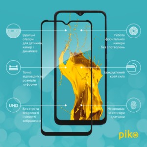 Стекло защитное Piko Full Glue Tecno Pop 5 LTE (1283126535383)