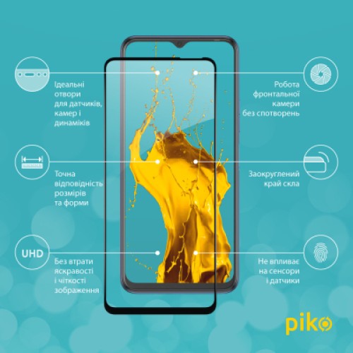Стекло защитное Piko Full Glue Tecno Spark 8p (1283126533112)