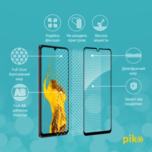 Стекло защитное Piko Full Glue ZTE Blade V40 Vita (1283126545702)