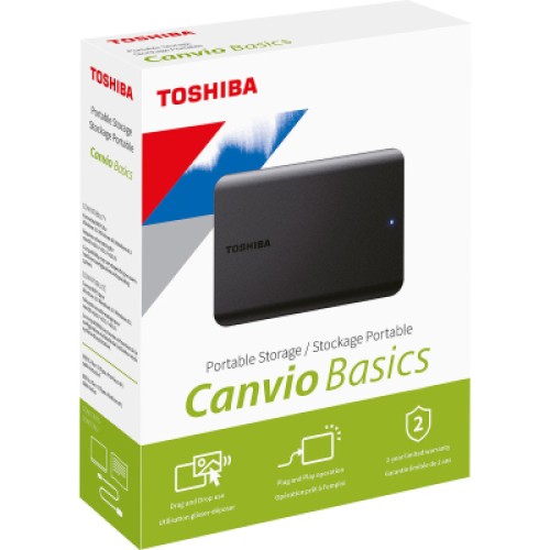 Внешний жесткий диск 2.5" 1TB Toshiba (HDTB510EK3AA)