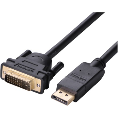 Кабель мультимедийный DisplayPort M to DVI-D 25 2.0m V1.2, DP103 Ugreen (10221)