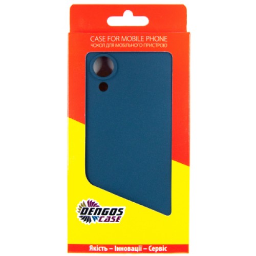 Чехол для мобильного телефона Dengos Carbon Oppo A17K (blue) (DG-TPU-CRBN-168)