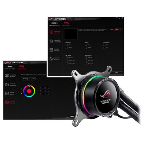 Система жидкостного охлаждения ASUS ROG-RYUO-120 (90RC0010-M0UAY0) Система жидкостного охлаждения ASUS ROG-RYUO-120 (90RC0010-M0UAY0)