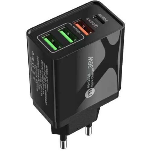 Зарядное устройство XoKo QC-470 (APD-36W01) (QC-470-BK)
