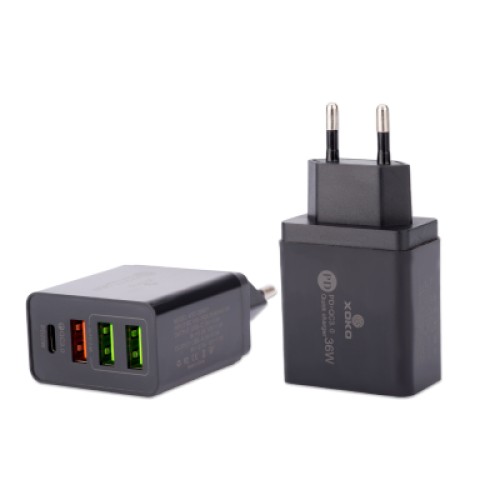 Зарядное устройство XoKo QC-470 (APD-36W01) (QC-470-BK)