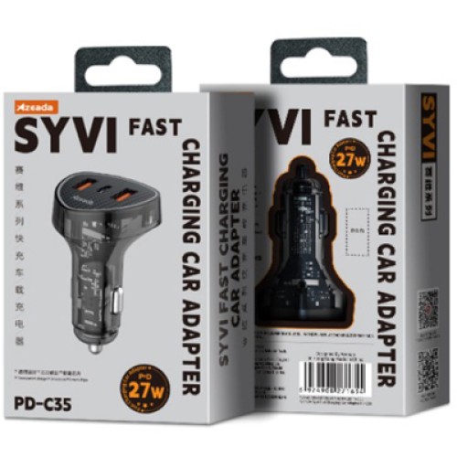 Зарядное устройство Proda AZEADA SYVI PD-C35 27W black (PD-C35-BK)