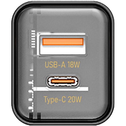 Зарядное устройство Proda Xinrui A49 Fast Cherge 20W + Quick Charge (PD-A49-BK)