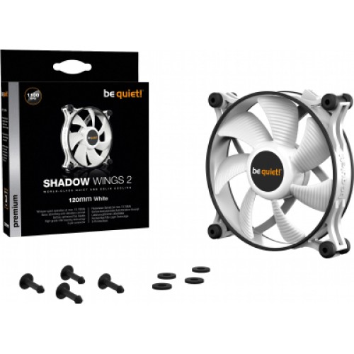 Кулер для корпуса Be quiet! SHADOW WINGS 2 White (BL088)