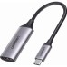 Переходник USB2.0 Type C to HDMI V2.0 4K60Hz 10cm CM297 gray Ugreen (70444)