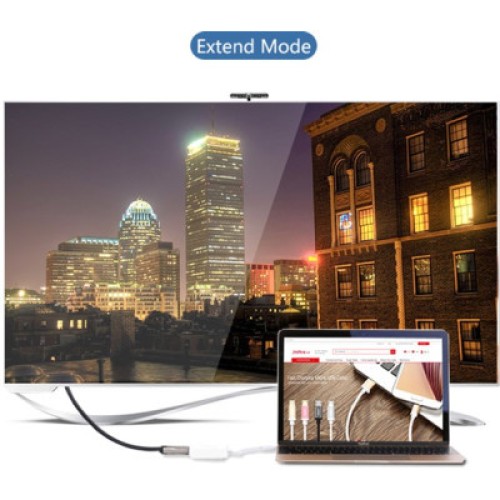Переходник USB2.0 Type-C to HDMI V1.4b 40273 white Ugreen (40273)