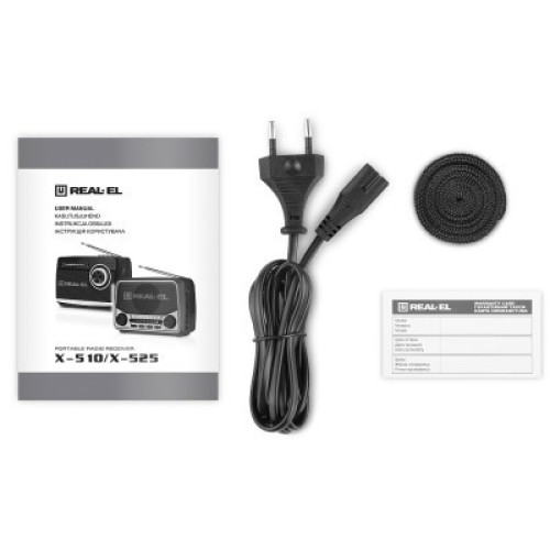 Портативный радиоприемник REAL-EL X-525 Grey