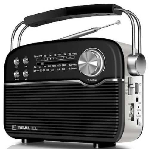 Портативный радиоприемник REAL-EL X-545 Black