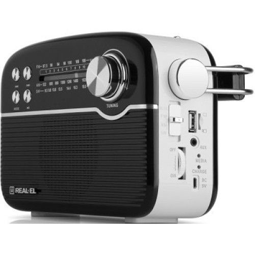 Портативный радиоприемник REAL-EL X-545 Black