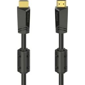 Кабель мультимедийный HDMI to HDMI 10.0m 4K Ethernet Gold Black Hama (00205009)
