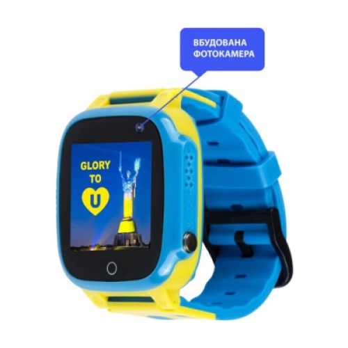 Смарт-годинник Amigo GO008 GLORY GPS WIFI Blue-Yellow (976267)