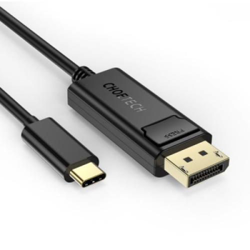 Кабель мультимедийный USB-C to DisplayPort M 1.8m 4K60Hz Choetech (XCP-1801BK) Кабель мультимедийный USB-C to DisplayPort M 1.8m 4K60Hz Choetech (XCP-1801BK)
