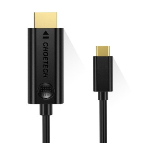Кабель мультимедийный USB-C to HDMI 3.0m 4K 30Hz Choetech (XCH-0030BK)