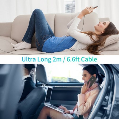 Дата кабель USB-C to Lightning 2.0m MFI Choetech (IP0041-BK)