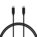 Дата кабель USB-C to USB-C 2.0m Choetech (CC0003)