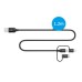 Дата кабель USB 2.0 AM to Lightning + Micro 5P + Type-C 1.2m MFI Choetech (IP0030-BK)