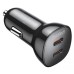 Зарядное устройство Choetech car 2хUSB-C 40W PD black (TC0008-BK)