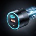 Зарядное устройство Choetech car 2хUSB-C+USB-A 130W QC3.0/PD/PPS black (TC0011-BK)
