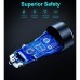 Зарядное устройство Choetech car USB-A/USB-C 63W QC3.0/PD/PPS black (TC0010-BK)